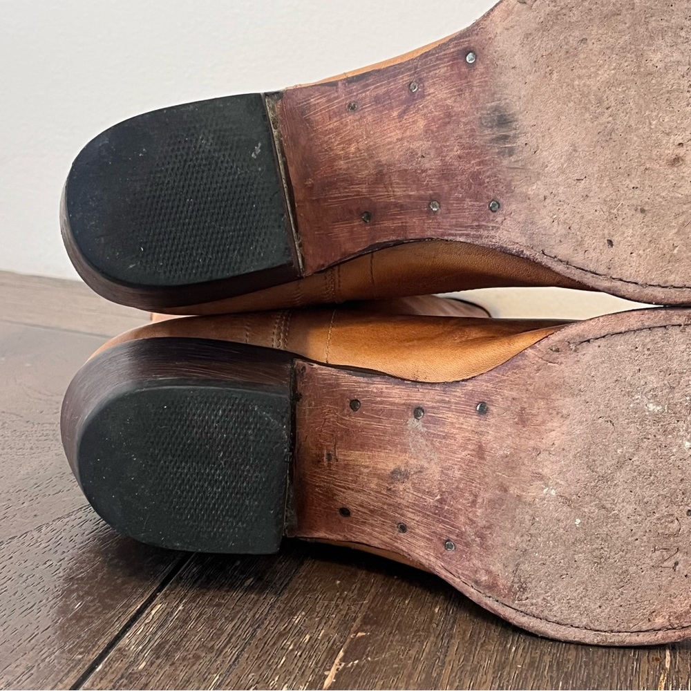 Stetson Brown Leather Heeled Western Cowgirl Boots Womens 9 - Picture 12 of 12